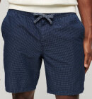 Superdry - Men's Indigo Bermuda Shorts - Herre - Indigo Dobbie