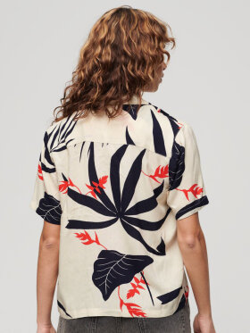 Superdry - Women's Beach Resort skjorte - Dame - Jungle Silhouette