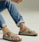 Birkenstock - Arizona Ruskindssandaler - Unisex -Taupe (normal)