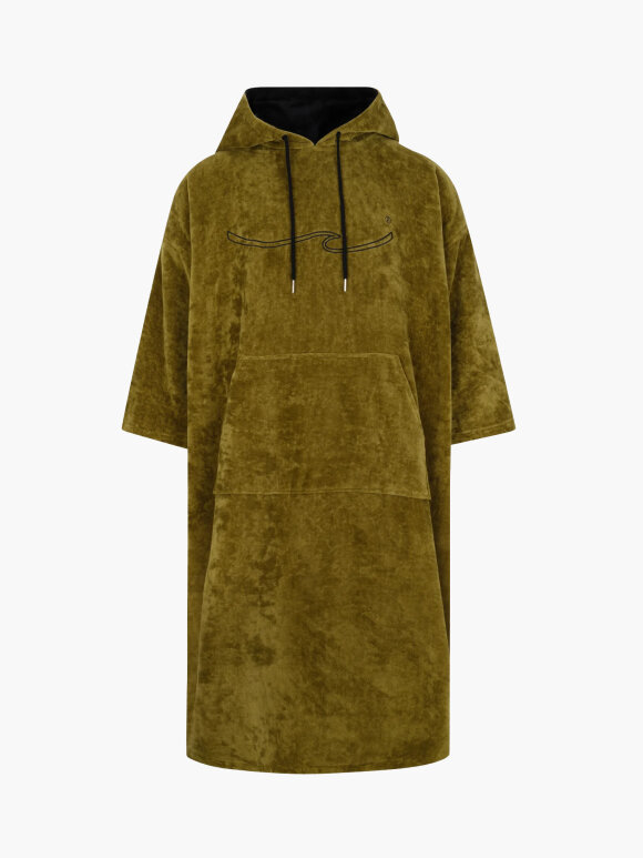 Klitmøller Rig Wear - Frotté Surf Poncho - Unisex - Olive