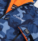 Dryrobe - Advance Long Sleeve Surf Poncho - Voksne - Blue Camo/Orange