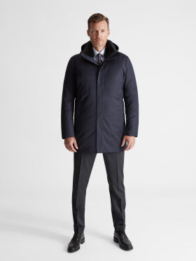 UBR - Men's Redox Saville Frakke - Herre - Dark Navy Wool