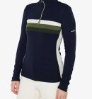 We Norwegians - Women's Baselayer Half-zip merinouldtrøje - Dame - Navy