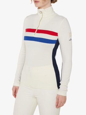 We Norwegians - Women's Baselayer Half-zip merinouldtrøje - Dame - Off White