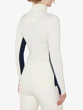 We Norwegians - Women's Baselayer Half-zip merinouldtrøje - Dame - Off White