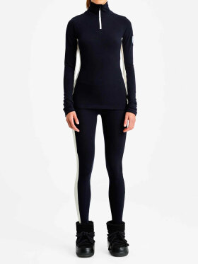 We Norwegians - Women's Baselayer merinould leggings - Dame - Navy