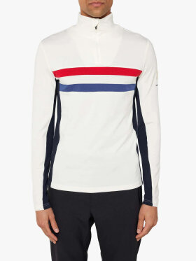 We Norwegians - Men's Baselayer Half-zip merinouldtrøje - Herre - Off White