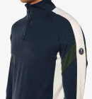 We Norwegians - Men's Zermatt Baselayer 1/4-zip merinouldtrøje - Herre - Navy