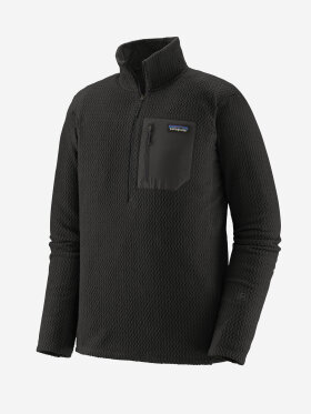 Patagonia - Men's R1 Air Zip-Neck Midlayer - Herre - Black