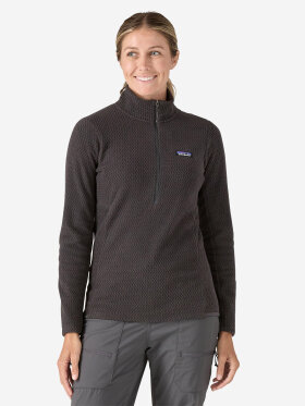 Patagonia - ​​Women's R1 Air Zip Neck Midlayer - Dame - Black