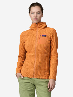 Patagonia - Women's R1 Air Full-Zip Hoody - Dame - Vivid Apricot