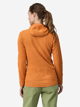 Patagonia - Women's R1 Air Full-Zip Hoody - Dame - Vivid Apricot