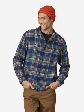 Patagonia - Men's Fjord Flannel Shirt - Herre  - Adventurer New Navy