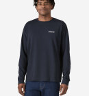 Patagonia - Men's Long-Sleeved P-6 Logo Responsibili-Tee - Herre - New Navy