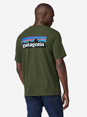 Patagonia - Men's P-6 Logo Responsibili-Tee - Herre - Torrey Pine Green