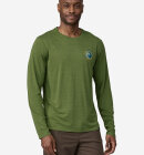 Patagonia - Men's Capilene Cool Daily Graphic UV T-shirt - Herre - Terrain Green