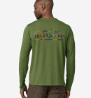 Patagonia - Men's Capilene Cool Daily Graphic UV T-shirt - Herre - Terrain Green