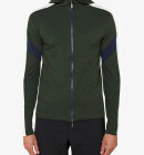 We Norwegians - Men's Zermatt Hooded Baselayer merinouldtrøje - Herre - Olive Green