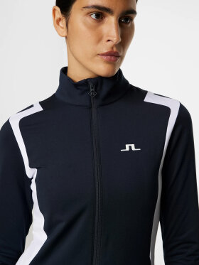 J. Lindeberg - Women's Mae Zip Midlayer - Damer - Navy