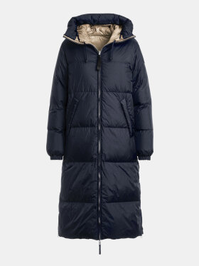 Parajumpers - Women's Sleeping bag Long Puffer Jakke - Dame - Navy/Sun Kissed