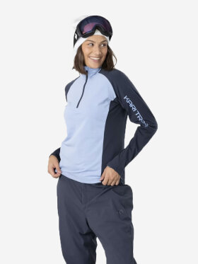 Kari Traa - Women's Evelyn Midlayer - Dame - Iris Blue