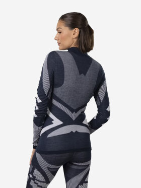 Kari Traa - Women's Faith Half-Zip performance skiundertrøje - Dame - Royal