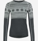 Kari Traa - Women's Vilma LS 100% Merino Skiundertrøje - Dame - Pine