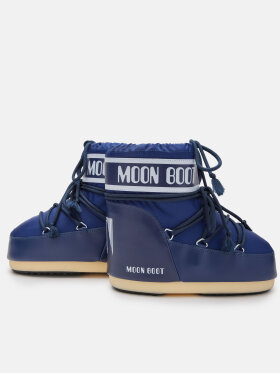 Moon Boot - Icon Low Nylon Vinterstøvle - Unisex - Blue