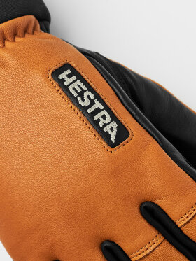 Hestra - Army Leather Wool Terry 5-finger - Herre - Cork