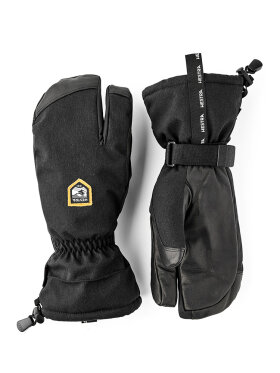 Hestra - CZone Mountain 3-finger skihandske - unisex - Black 