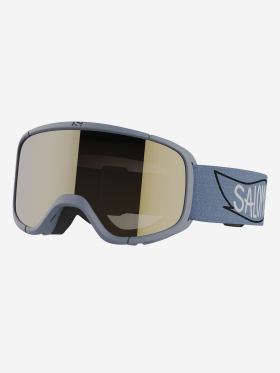 Salomon - Rio Skibrille - Junior -  Smoke Blue/Gold