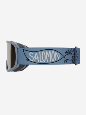 Salomon - Rio Skibrille - Junior -  Smoke Blue/Gold