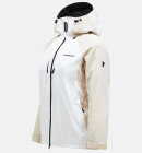 Peak Performance - Insulated 2-Lags Skijakke - Dame - Sand Fog / Off white