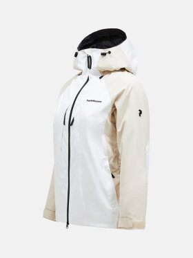 Peak Performance - Insulated 2-Lags Skijakke - Dame - Sand Fog / Off white