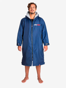 Dryrobe - Advance Long Sleeve Surf Poncho | Voksne | Navy/Grey