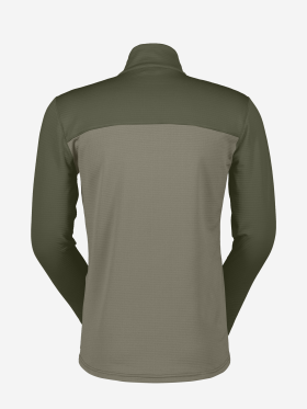 Scott - Men's Defined Light Pullover Midlayer - Herre - Douglas Green/Dust grey