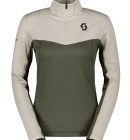 Scott - Women's Defined Light Pullover Midlayer - Dame - Dust White/Dou Green