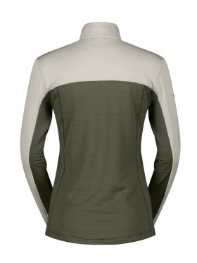 Scott - Women's Defined Light Pullover Midlayer - Dame - Dust White/Dou Green