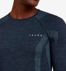 Falke - Long-sleeve Wool Tech Skiundertrøje - Herre - Space Blue