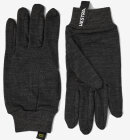 Hestra - Merino ulds inderhandske - unisex - charcoal