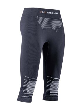 X-bionic - Women's Energizer 4.0 3/4 Skiunderbukser - Dame - Black/Arctic White