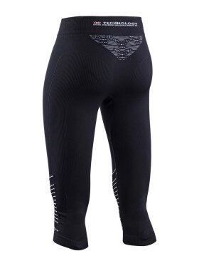 X-bionic - Women's Energizer 4.0 3/4 Skiunderbukser - Dame - Black/Arctic White