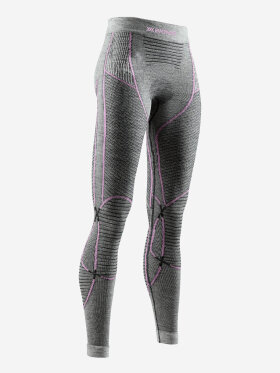 X-bionic - Women's Merino Baselayer Skiunderbukser - Dame - Black/Grey/Magnolia