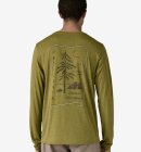 Patagonia - Men's Capilene Cool Daily Graphic LS Shirt - Lands - Graze Green