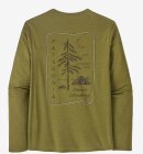 Patagonia - Men's Capilene Cool Daily Graphic LS Shirt - Lands - Graze Green