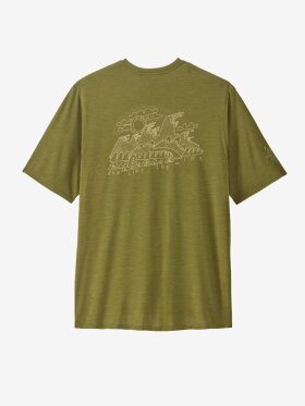 Patagonia - Men's Capilene Cool Daily Graphic T-Shirt - Lands - Graze Green