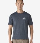 Patagonia - Men's Capilene Cool Daily Graphic T-Shirt - Lands - Smolder Blue