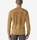 Patagonia - Men's Capilene Cool Daily Graphic LS Shirt - Waters - Strata Bee Tan