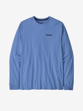 Patagonia - Men's LS P-6 Logo Responsibili-Tee - Abundant Blue