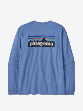 Patagonia - Men's LS P-6 Logo Responsibili-Tee - Abundant Blue